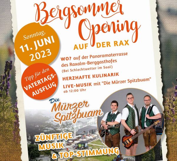 Bergsommer Opening